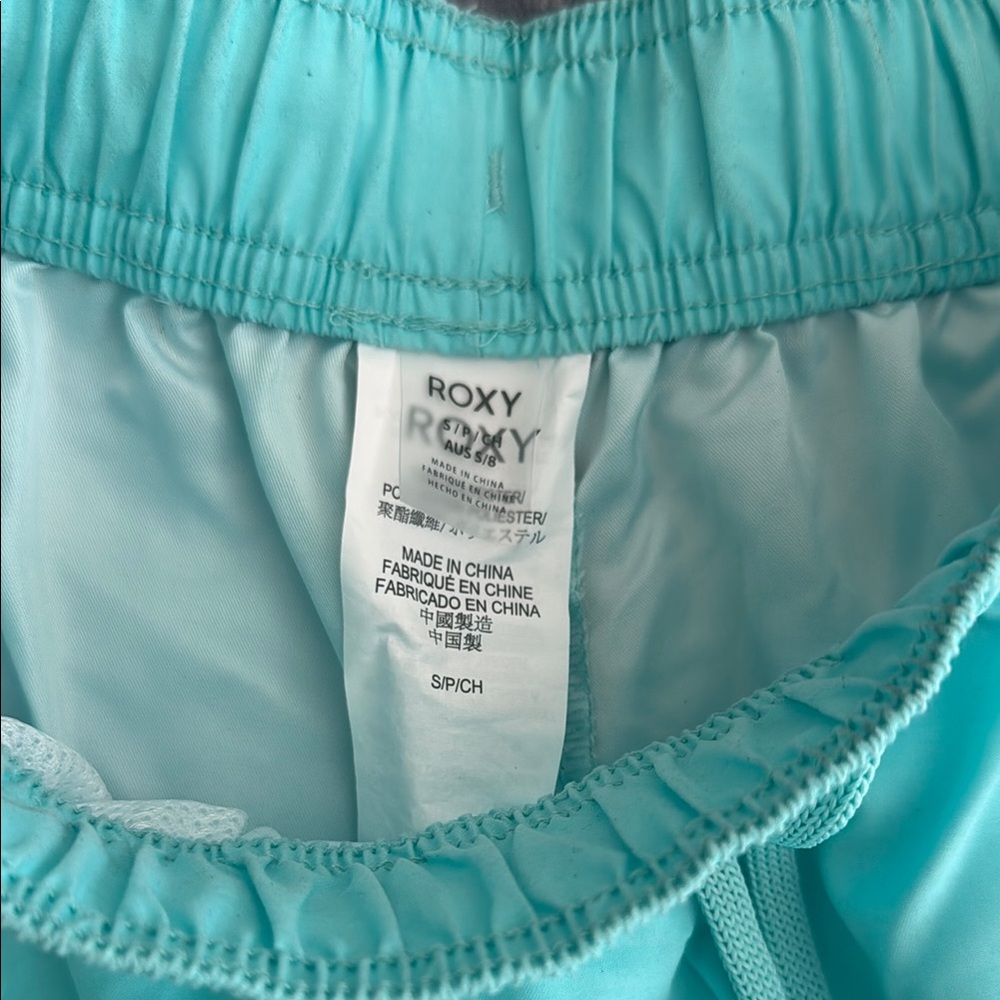 Roxy Blue board shorts Elastic Waistband Lightweight - Picture 2 of 7